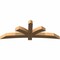Ekena Millwork Davenport Timber Gable Bracket, Western Red Cedar, 84"W x 31"H x 5 1/2"D x 5 1/2"F, 9/12 Pitch GBW084X31X0606DAV00SWR - alternate 3